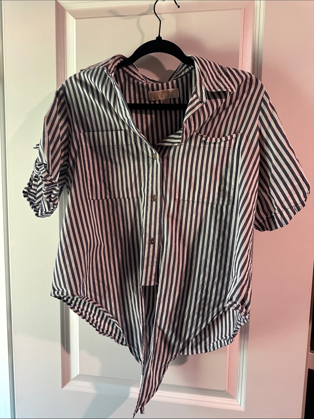 Michael Kors Tie-Front slightly cropped, medium
